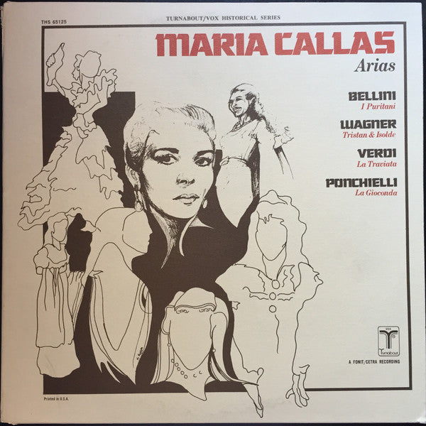 Maria Callas, Orchestra Sinfonica Di Torino Della RAI : Arias From Bellini, Ponchielli, Verdi And Wagner (LP, Comp)