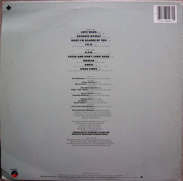 Womack & Womack : Love Wars (LP, Album)