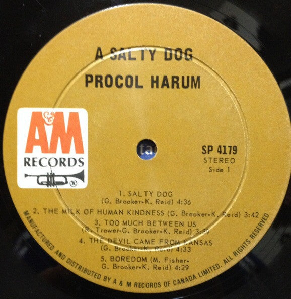 Procol Harum : A Salty Dog (LP, Album, RE)