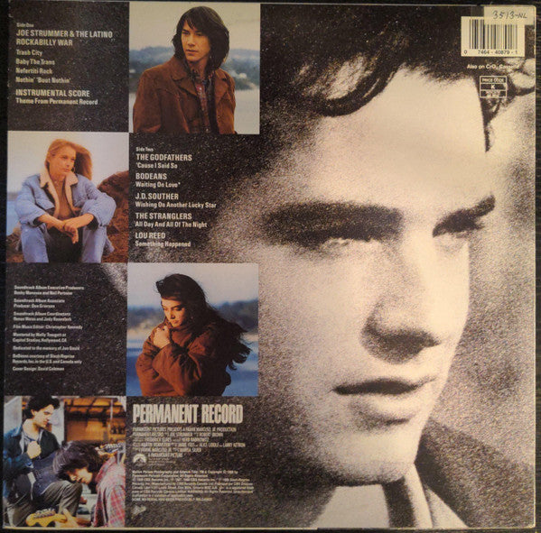 Various : Permanent Record (Music From The Original Motion Picture Soundtrack) (LP)