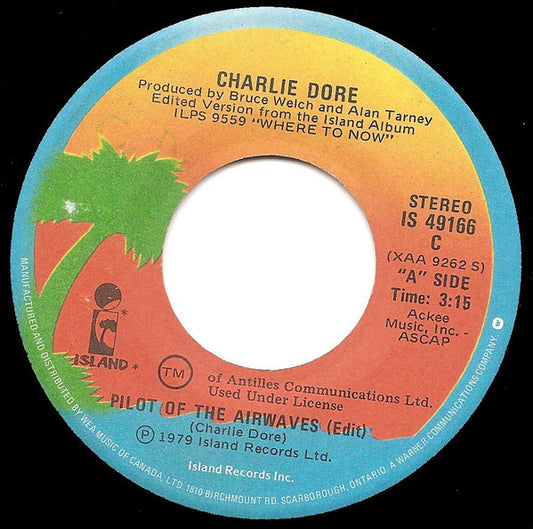 Charlie Dore : Pilot Of The Airwaves / Sleepless (7")