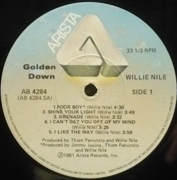 Willie Nile : Golden Down (LP)