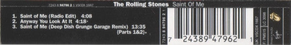 The Rolling Stones : Saint Of Me (CD, Single, CD2)