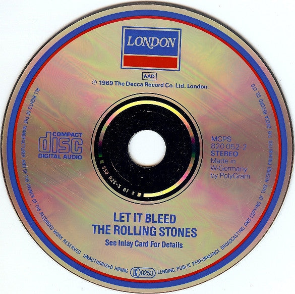 Rolling Stones* : Let It Bleed (CD, Album, RE)