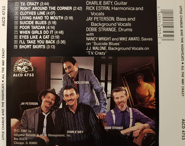 Little Charlie And The Nightcats : All The Way Crazy (CD, Album)