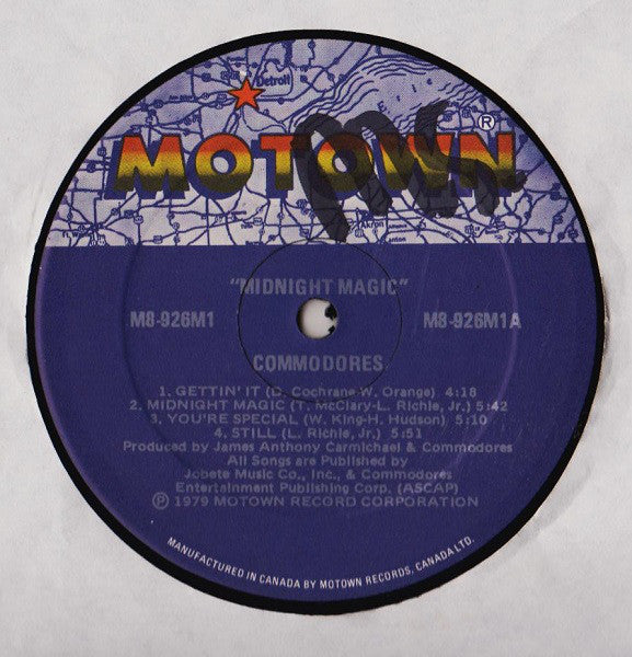 Commodores : Midnight Magic (LP, Album)