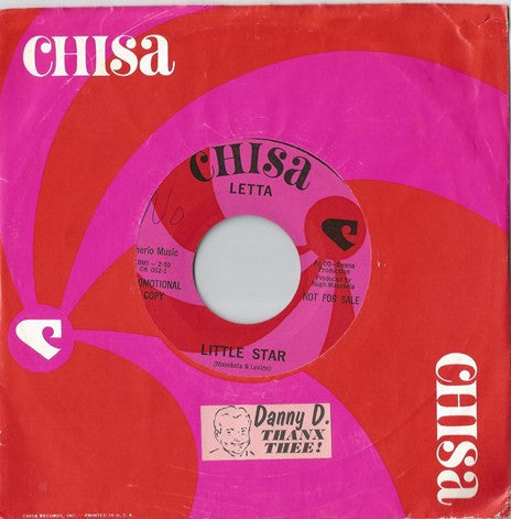 Letta Mbulu : Little Star / I Haven't Slept (7", Promo)