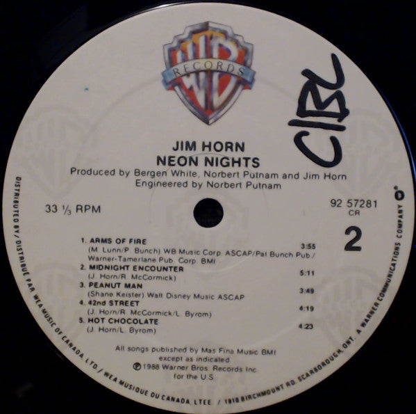 Jim Horn : Neon Nights (LP)