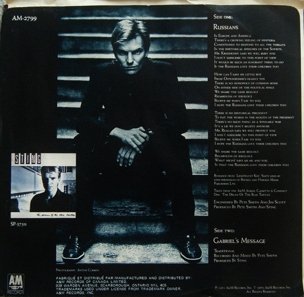 Sting : Russians (7", Single)