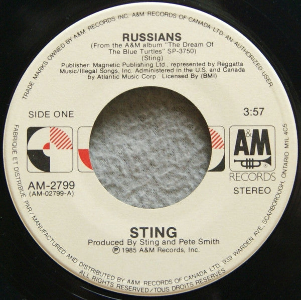 Sting : Russians (7", Single)