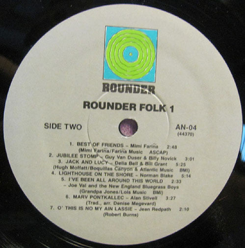 Various : Rounder Folk 1 (LP, Smplr)