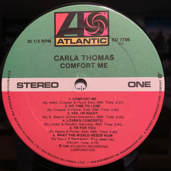 Carla Thomas : Comfort Me (LP, Album, Mono, RE)
