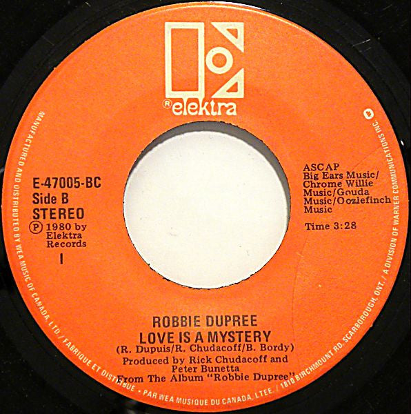 Robbie Dupree : Hot Rod Hearts (7", Single)