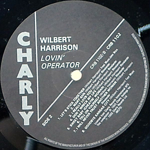 Wilbert Harrison : Lovin' Operator (LP, Comp)