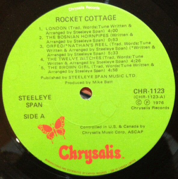 Steeleye Span : Rocket Cottage (LP, Album)