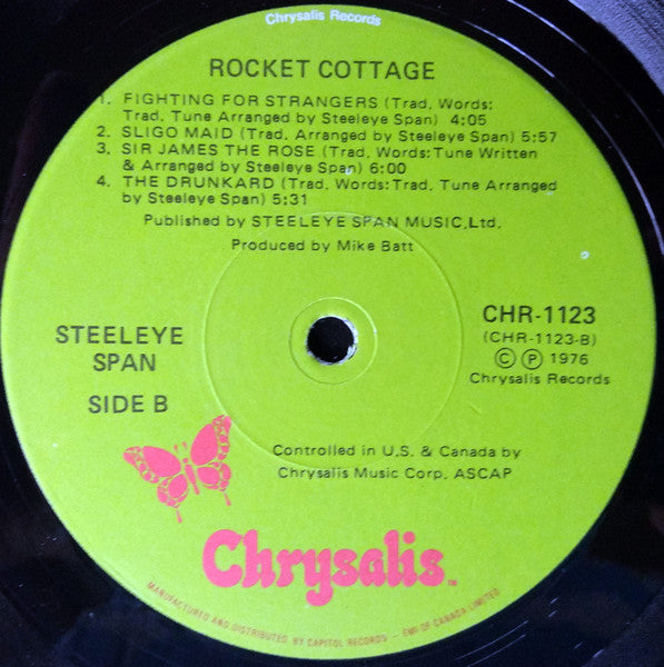 Steeleye Span : Rocket Cottage (LP, Album)