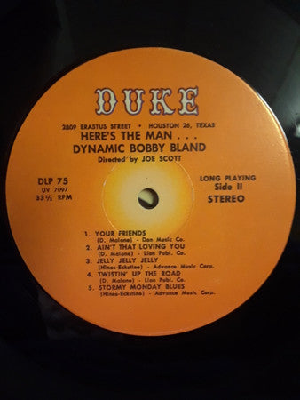 Bobby Bland : Here's The Man (LP, Album)