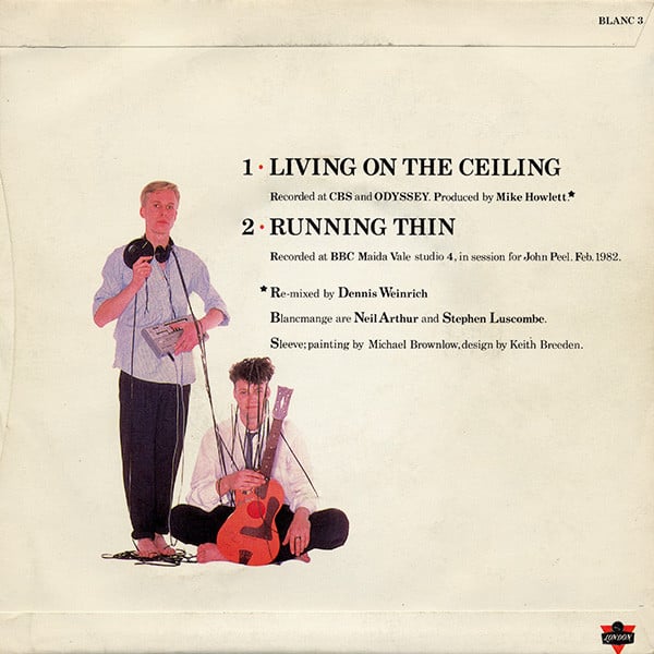 Blancmange : Living On The Ceiling (7", Single, Pap)
