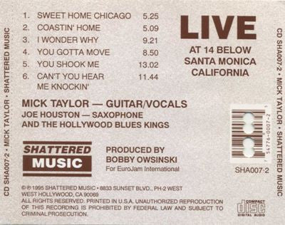 Mick Taylor : Coastin' Home (CD, Album)