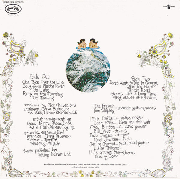 Brewer And Shipley : Tarkio (LP, Album)