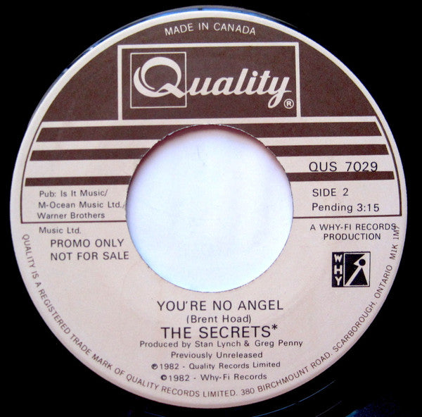 The Secrets : I Can Dance Better (7", Promo)