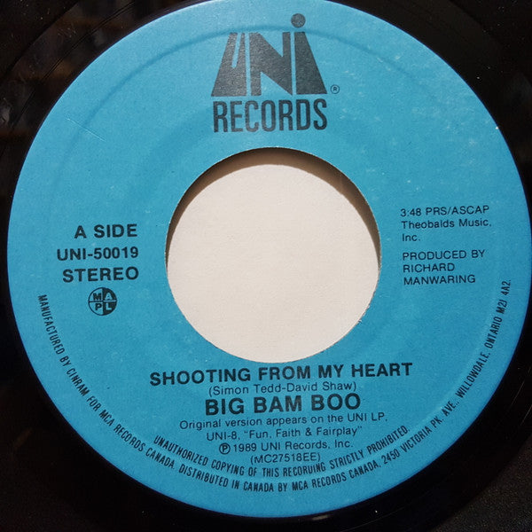 Big Bam Boo : Shooting From My Heart / River Of Blood (7", Single)