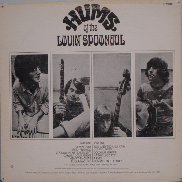 The Lovin' Spoonful : Hums Of The Lovin' Spoonful (LP, Album, Club)