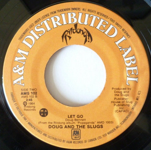 Doug And The Slugs : Day By Day / Let Go (7", Single)