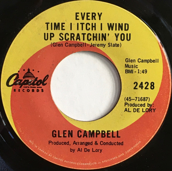 Glen Campbell : Galveston / How Come Every Time I Itch I Wind Up Scratchin' You (7")