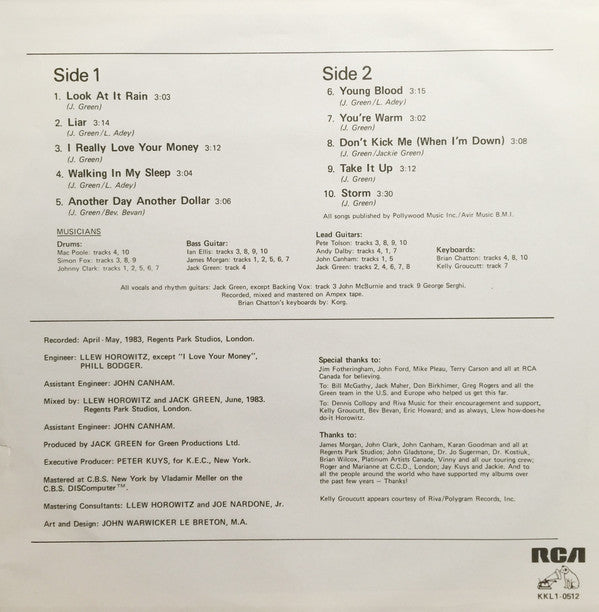 Jack Green : Mystique (LP, Album)