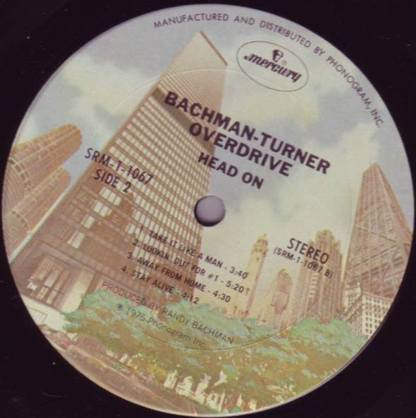 Bachman-Turner Overdrive : Head On (LP, Album, Gat)
