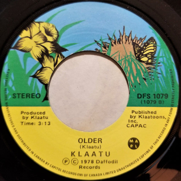Klaatu : Dear Christine (7", Single)