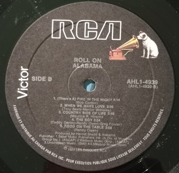 Alabama : Roll On (LP, Album, Emb)