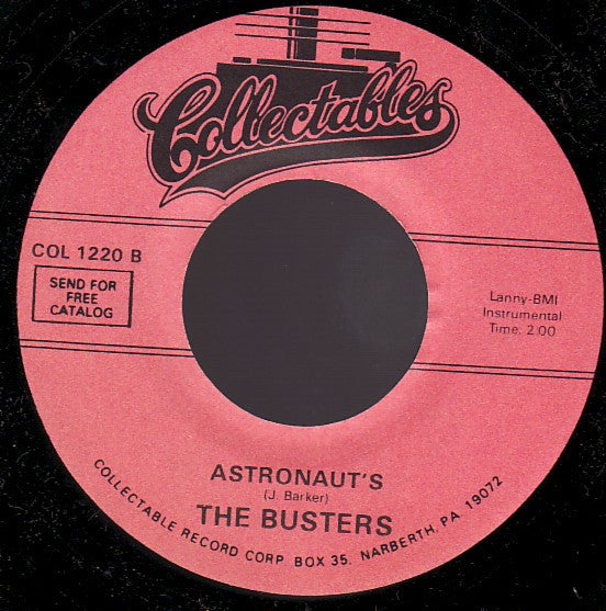 The Busters (2) : Bust Out / Astronaut's (7", Single, RE)
