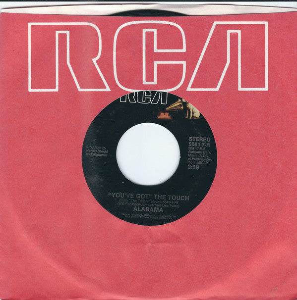 Alabama : "You've Got" The Touch / True, True Housewife (7", Single, Styrene, Ind)