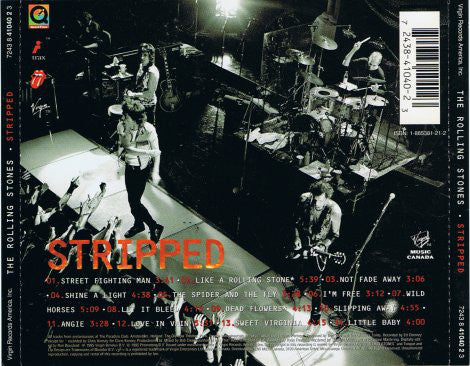The Rolling Stones : Stripped (CD, Album)