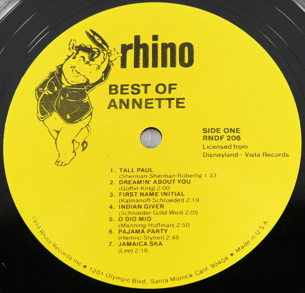 Annette (7) : The Best Of Annette (LP, Comp)