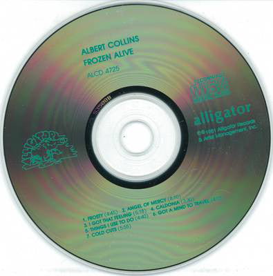Albert Collins : Frozen Alive! (CD, Album)