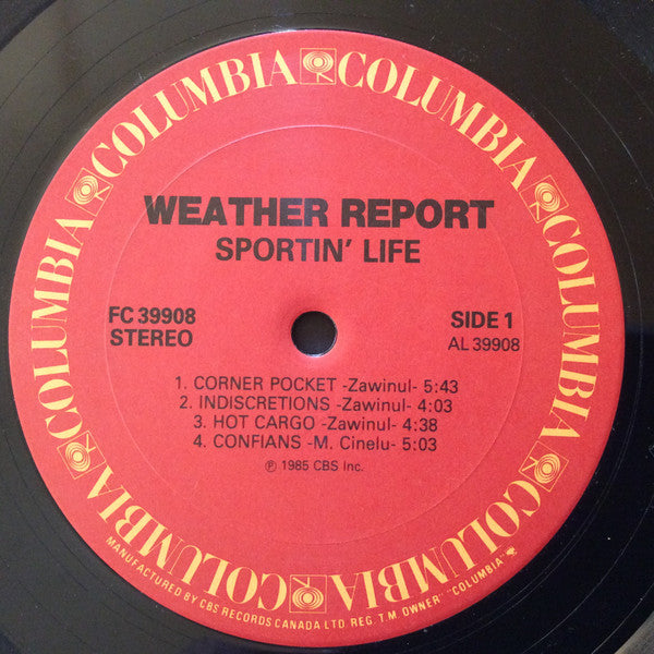 Weather Report : Sportin' Life (LP, Album)