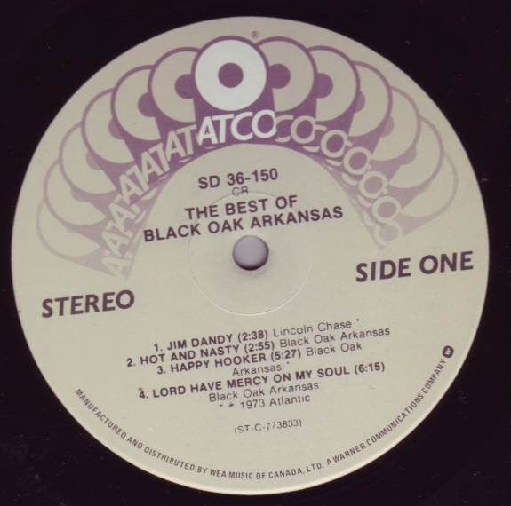 Black Oak Arkansas : The Best Of Black Oak Arkansas (LP, Comp)
