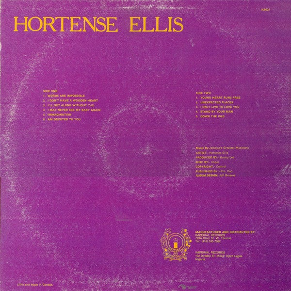 Hortense Ellis : The Queen Of Rockers (LP, Album)