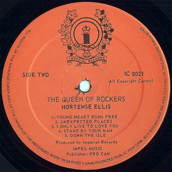 Hortense Ellis : The Queen Of Rockers (LP, Album)