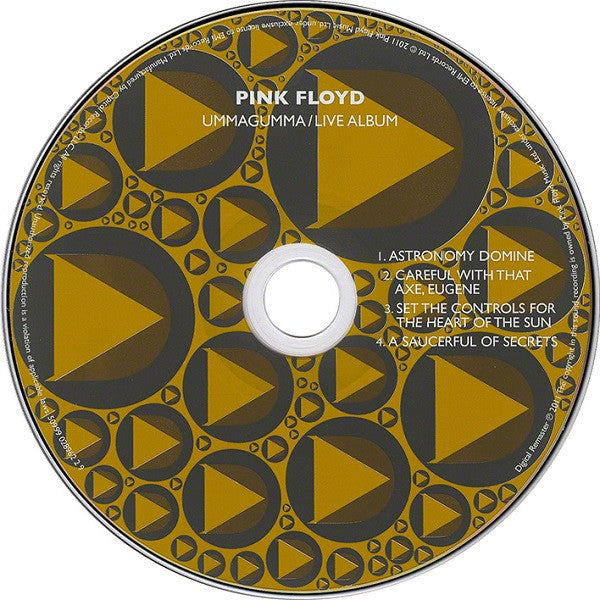 Pink Floyd : Ummagumma (2xCD, Album, RE, RM)