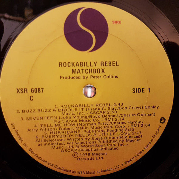 Matchbox (3) : Rockabilly Rebel (LP, Album)