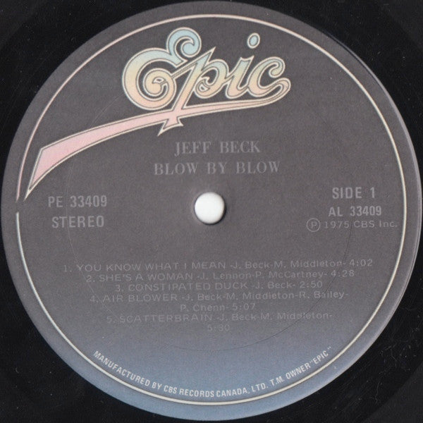 Jeff Beck : Blow By Blow (LP, Album, RE)