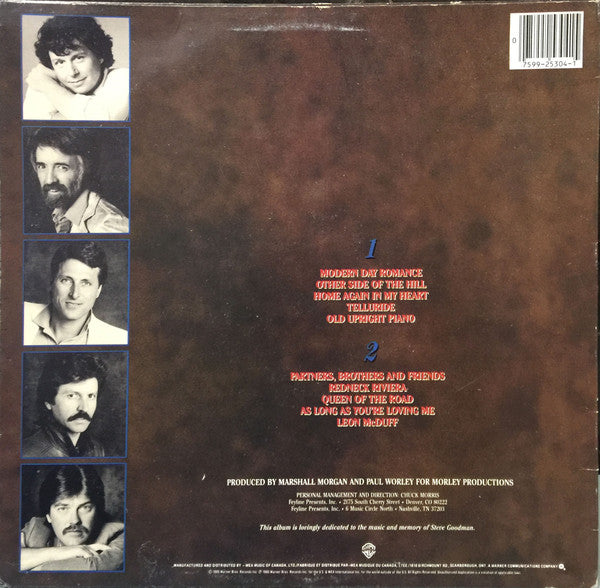 Nitty Gritty Dirt Band : Partners, Brothers And Friends (LP, Album)