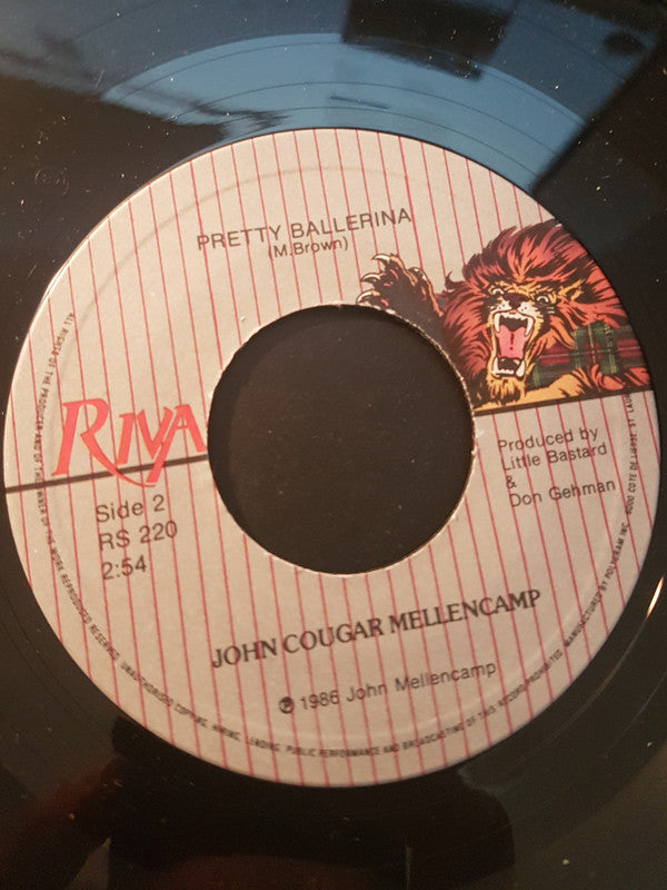 John Cougar Mellencamp : Rain On The Scarecrow (7", Single)