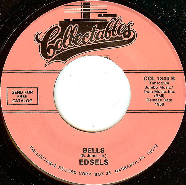 The Edsels : Rama Lama Ding Dong / Bells (7", RE)