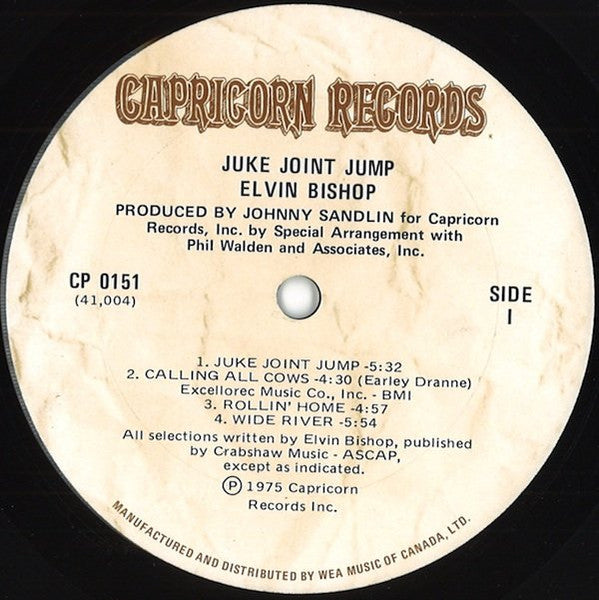 Elvin Bishop : Juke Joint Jump (LP)