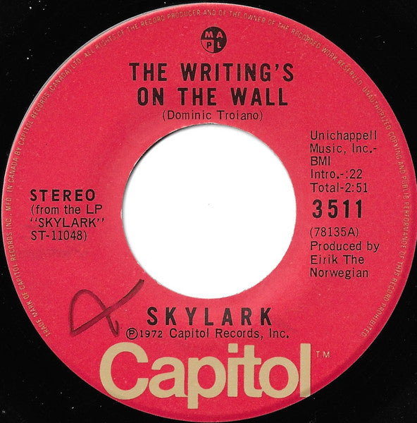 Skylark (3) : Wildflower (7", Single)